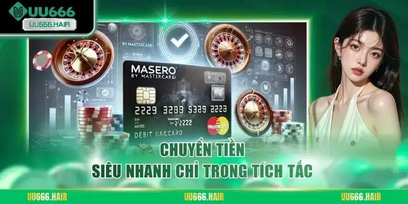 Chuyển tiền siêu nhanh chỉ trong tích tắc